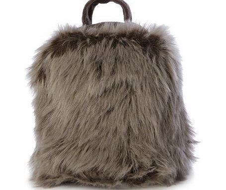 Bhs Luxury Mink Polar Faux Fur Door Stop, mink