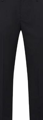 Bhs Mens Burton Navy Tailored Fit Formal Trousers,