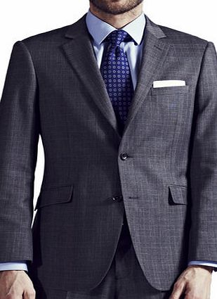 Bhs Mens Grey Check Suit Jacket, Grey BR64T07EGRY