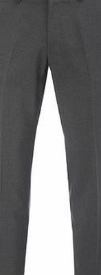 Bhs Mens Grey Great Value Slim Fit Flat Front