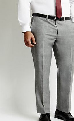 Bhs Mens Light Grey Slim Fit with Wool Suit