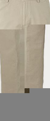 Bhs Mens Natural Pleat Front Chinos, Cream BR58A01ZNAT
