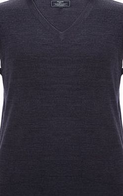 Bhs Mens Supersoft Denim Blue Tank Top, Blue