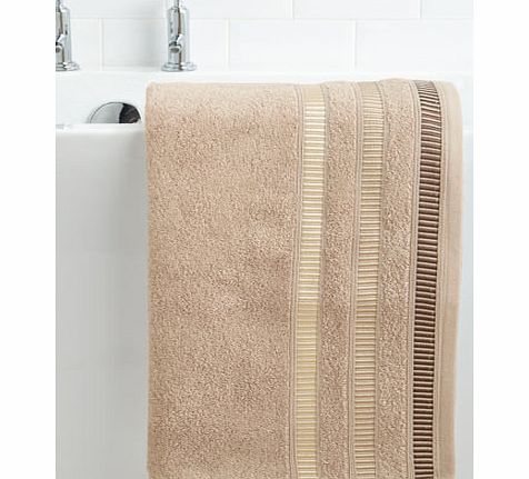 Mink Linear weft bath towel, mink 1925644052