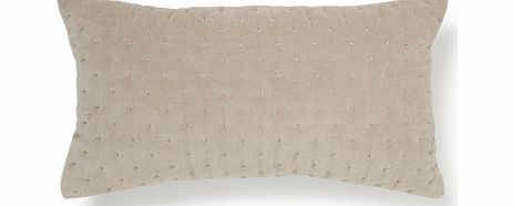 Mocha Cotton  Co velvet cushion, mocha 1853801071
