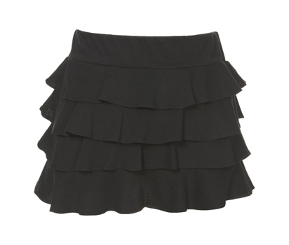 bhs Multi frill skirt