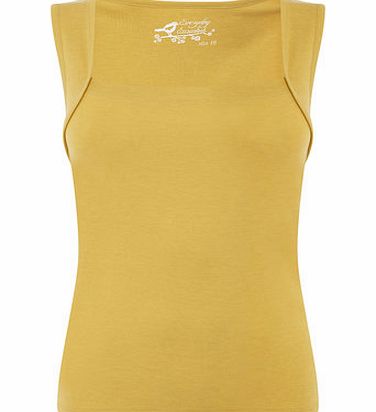 Bhs Mustard Square Neck Vest, deep yellow 2422567893