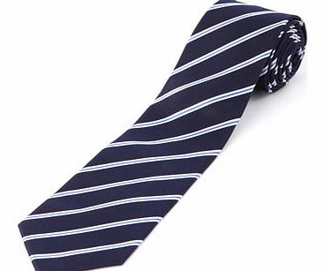 Navy Club Stripe Tie, Blue BR66D04CNVY
