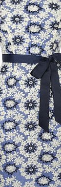 Bhs Navy/White Organza Shift Dress, navy/white