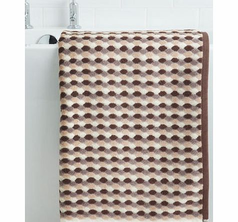 Bhs Neutral honeycomb bath sheet, neutral 1929160824