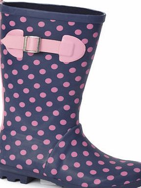 Bhs Older Girls Spotted Wellies, pink 1121490528
