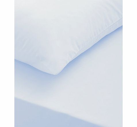Bhs Pale Blue egyptian cotton flat sheet, pale blue