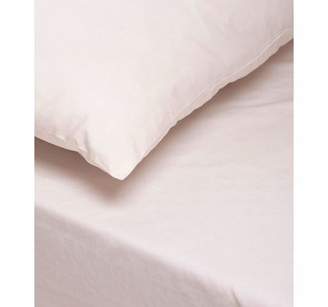 Bhs Pale Pink egyptian cotton flat sheet, pale pink