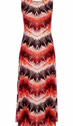 Bhs Petite Orange Zig Zag Maxi, orange 12027684796