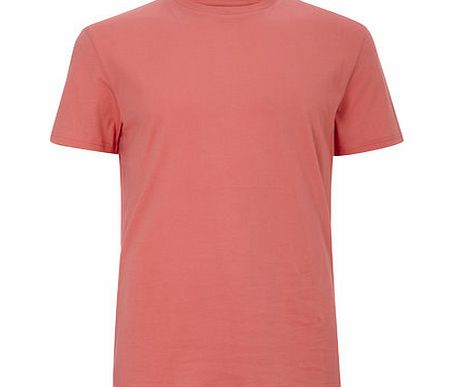 Pink Crew Neck T-Shirt, Pink BR52B10GPNK
