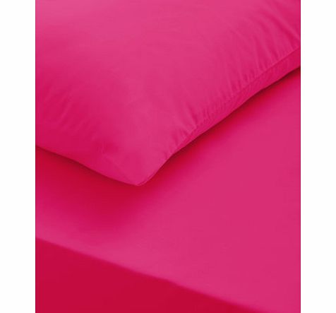 Bhs Pink essentials flat sheet, pink 1893950528