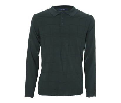 bhs Polo neck grid design jumper