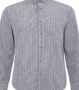 Purple Checked Soft Touch Shirt, Purple