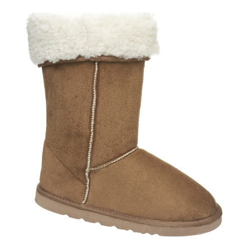 Roll-top casual boot