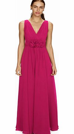 Bhs Ruby Fuschia Long Bridesmaid Dress, fuchsia