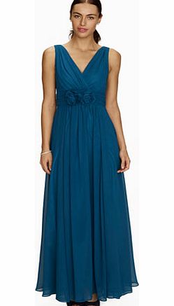 Bhs Ruby Ocean Long Dress, teal 19000173201