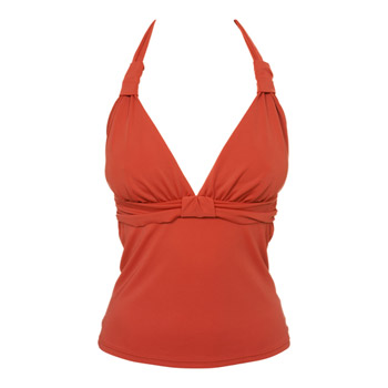 bhs Ruched halter tankini