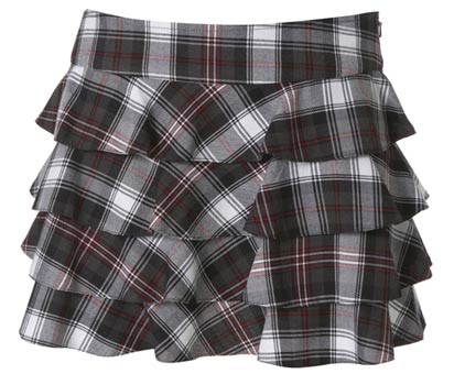 bhs Ruffle check mini