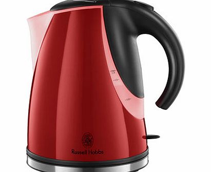 Russell Hobbs Red Stylis Kettle, red/black