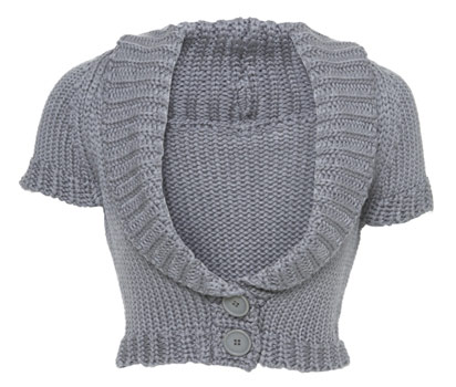 bhs Short sleeve shawl cropped cardi