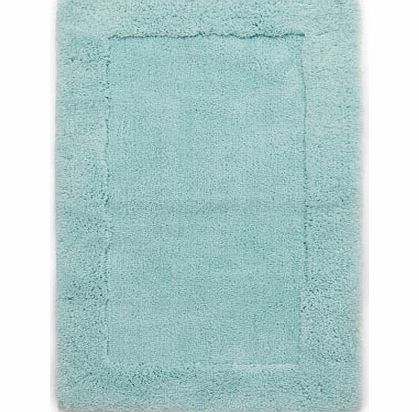 Soft turquoise premium Easycare bath mat, light