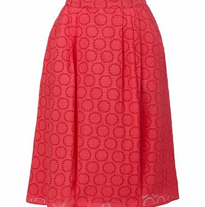 Spot Jacquard Skirt, pink 8615540528