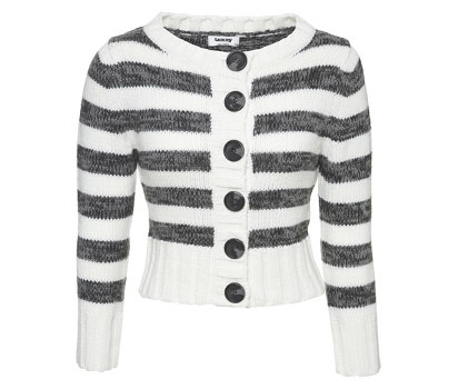 bhs Stripe cropped cardigan