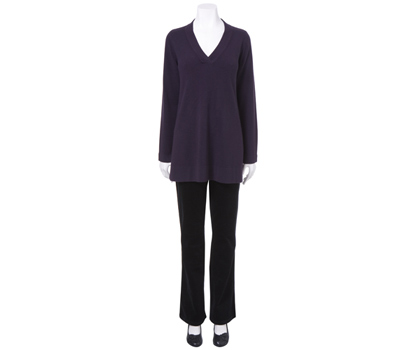 bhs Supersoft v neck tunic jumper