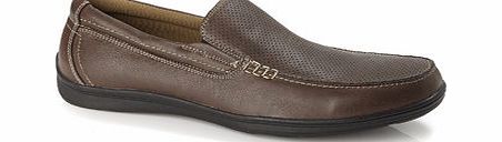 Bhs Tan Slip On Casual Loafers, Brown BR79C18FBRN