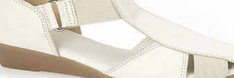 Bhs TLC Wide Fit Beige Fisherman Sandals, beige