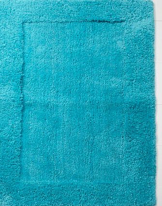 Bhs Turquoise premium Easycare bath mat, turquoise