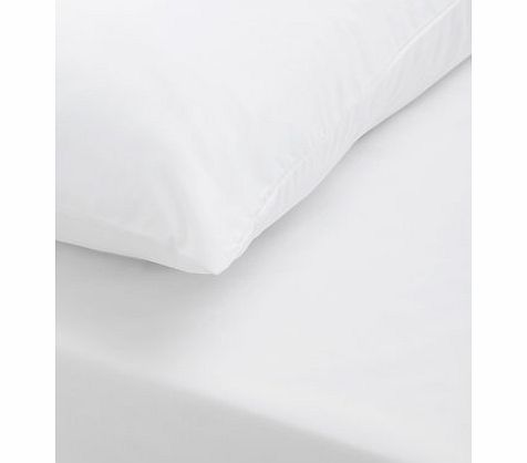 Bhs White brushed flat single sheet, white 1878480306