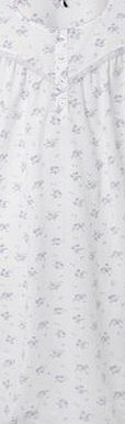 Bhs White Multi Ditsy Bouquet Woven Traditional