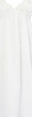 Bhs White Scalloped Embroidery Maxi, white 734940306