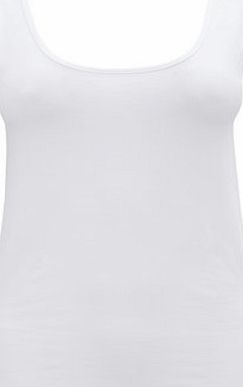 Bhs Womens 2 Pack White Basic Built Up Shoulder