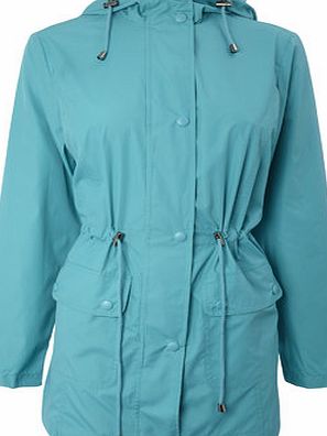 Bhs Womens Aqua Pac-a-mac, aqua 9853670927