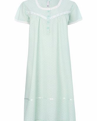 Bhs Womens Aqua Woven Nightdress, Aqua 728155257