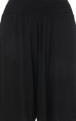 Bhs Womens Black Great Value Smock Jersey Shorts,