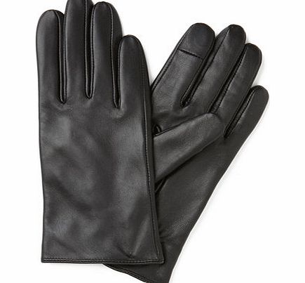 Bhs Womens Black Leather Glove, black 6609108513