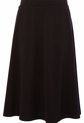 Womens Black Midi Lady Skirt, black 356108513