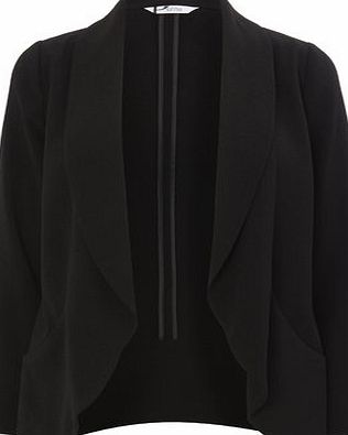 Bhs Womens Black Petite Waterfall Jacket, black