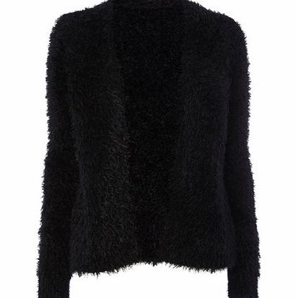 Bhs Womens Black Popcorn Fluff Cardigan, black