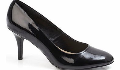 Bhs Womens Black Round Toe Court Shoe, black