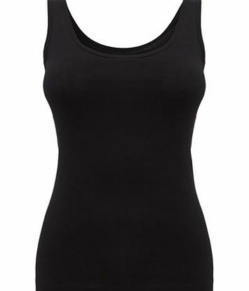 Bhs Womens Black Scoop Neck Vest, black 2420848513