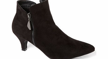Bhs Womens Black Side Zip Shoe Boots, black 2844268513